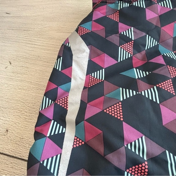 RC PETS Fleece Lined Dog Coat Jacket Multicolor Geometric Print 40-50 Pounds. - Picture 2 of 6